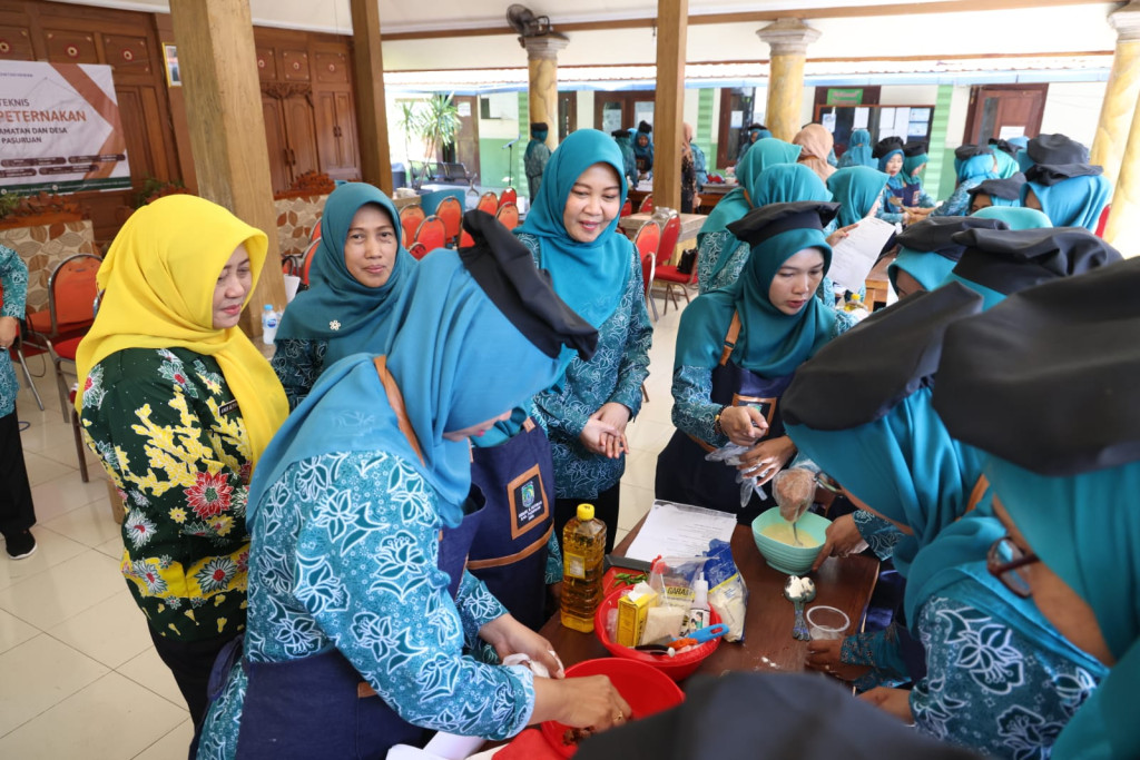 Bimtek Hasil Olahan Peternakan TP PKK Kabupaten Pasuruan