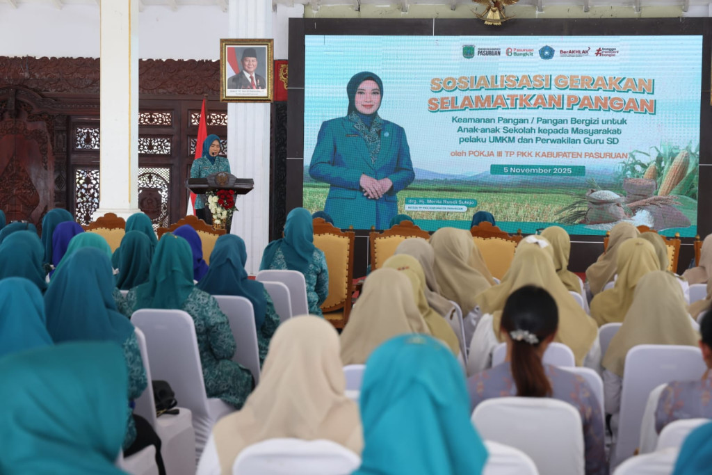 Sosialisasi Gerakan Selamatkan Pangan oleh TP PKK Kabupaten Pasuruan