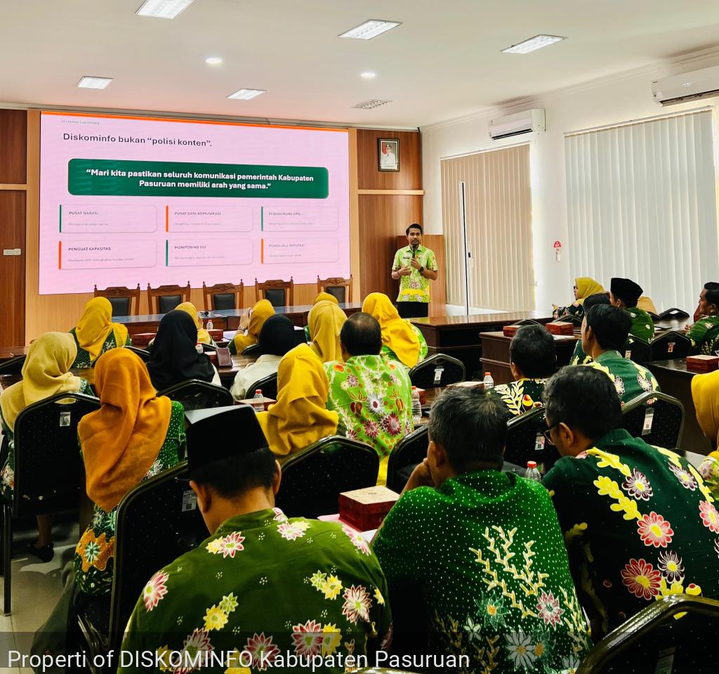 Rapat Koordinasi Sinkronisasi Strategi Komunikasi Program Prioritas Pemkab Pasuruan