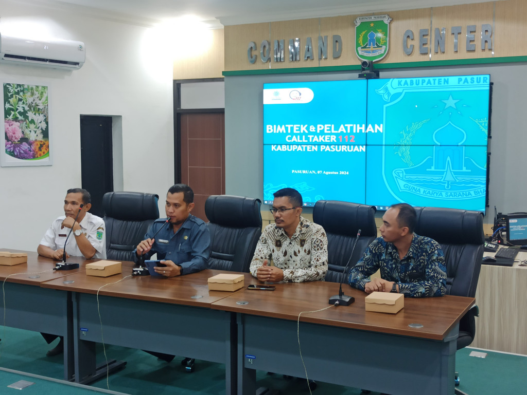Bimtek dan Pelatihan Call Taker 112 Kabupaten Pasuruan