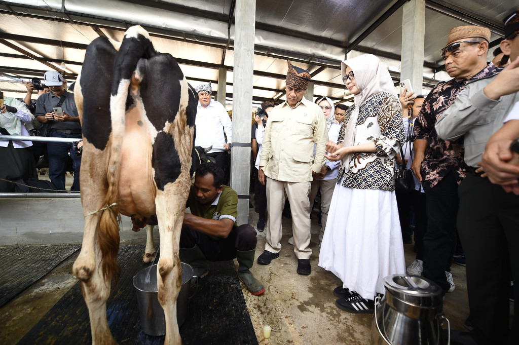 Kunjungan Menteri Pertanian RI KUTT Suka Makmur di Kecamatan Grati