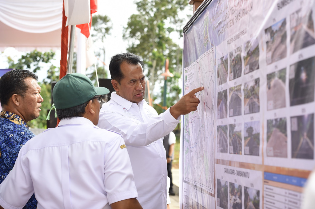 Pembangunan 3 Ruas Jalan Menuju Arjuna Agro Techno Parck