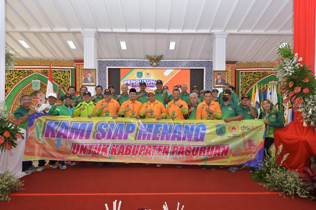 Pengukuhan & Pelepasan Kontigen Porpov VIII Jatim 2023