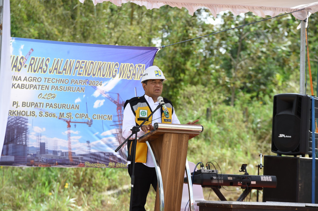 Pembangunan 3 Ruas Jalan Menuju Arjuna Agro Techno Parck