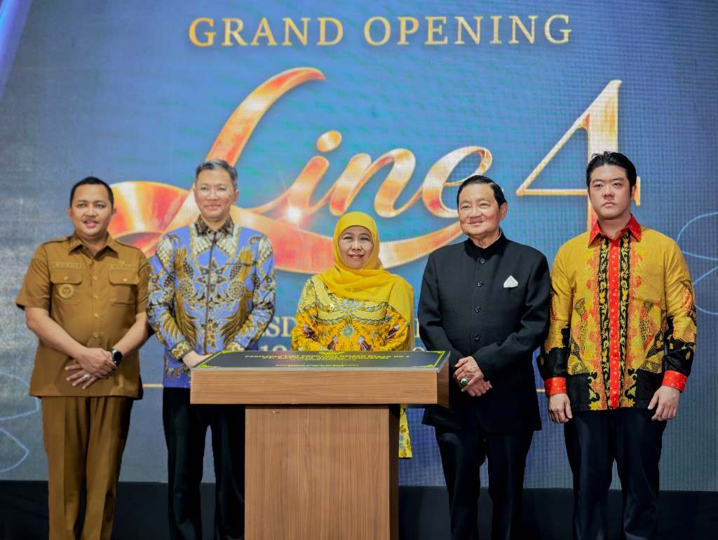 Peresmian Pembukaan Line 4 PT Satria Aneka Industri oleh Gubernur Jawa Timur