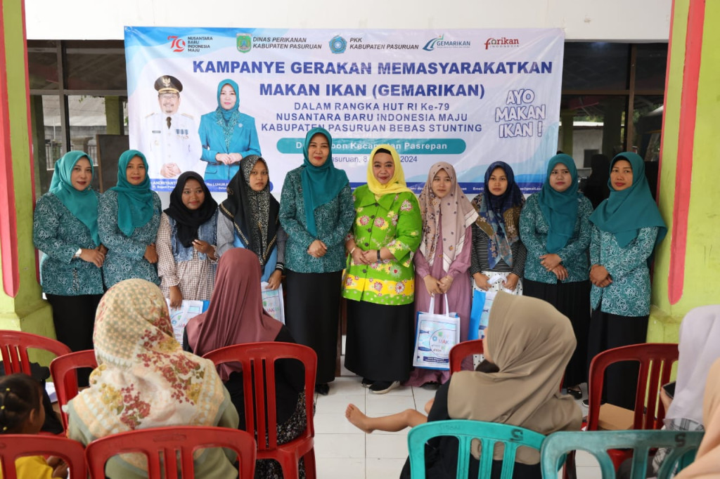 Gemarikan di Kecamatan Pasrepan Dalam Rangka HUT RI Ke-79