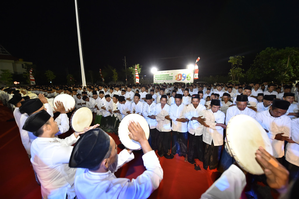 Acara Ikatan Seni Hadrah Republik Indonesia (ISHARI) di Kabupaten Pasuruan