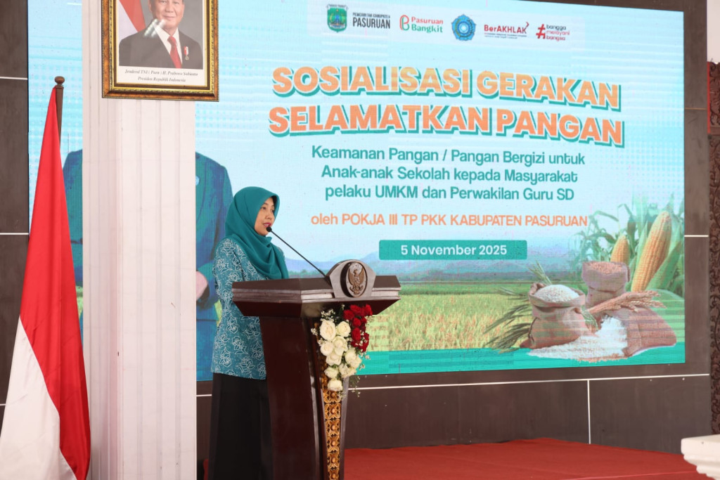 Sosialisasi Gerakan Selamatkan Pangan oleh TP PKK Kabupaten Pasuruan