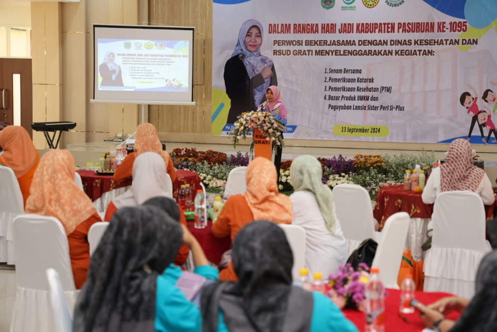 Kerjasama PERWOSI, Dinkes dan RSUD Grati melakukan beberapa kegiatan