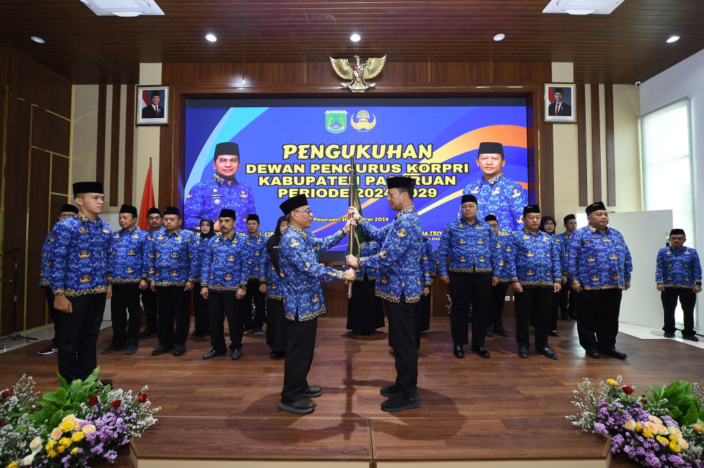 Pengukuhan Dewan Pengurus KORPRI Kabupaten Pasuruan Peridoe 2024-2029
