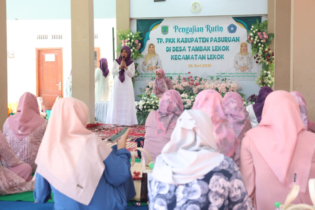 Pengajian Rutin TP PKK di Kecamatan Lekok
