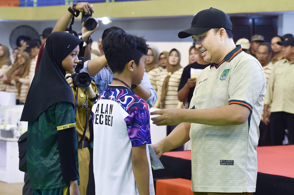 Pembukaan Olimpiade Olahraga Siswa Nasional (O2SN) Jenjang SD se Kabupaten Pasuruan