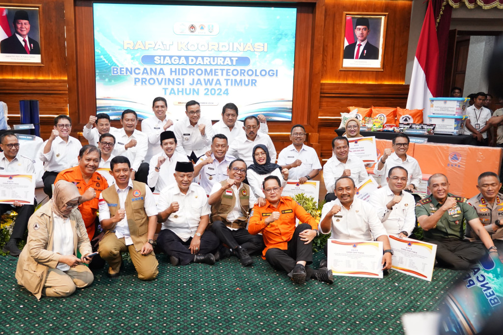 Rapat bersama Menko PMK dan Kepala BNPB Pemkab Pasuruan