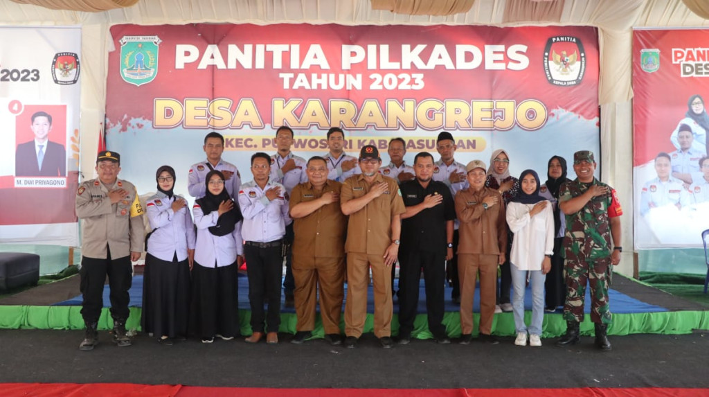 Monitoring Pilkades oleh Diskominfo Kab. Pasuruan