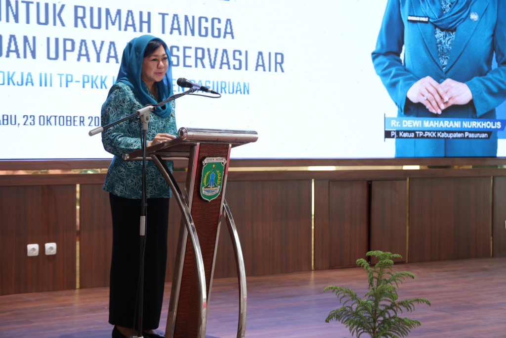 Sosialisasi Air Bersih Untuk Rumah Tangga oleh TP PKK Kabupaten Pasuruan