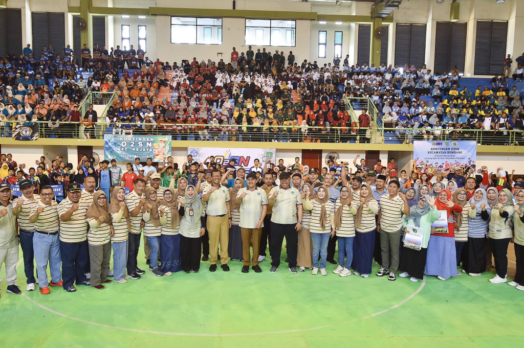 Pembukaan Olimpiade Olahraga Siswa Nasional (O2SN) Jenjang SD se Kabupaten Pasuruan
