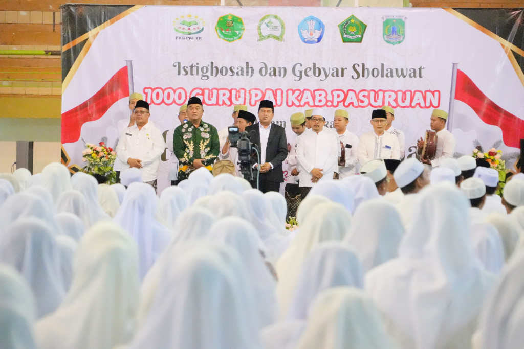 Istighosah dan Gebyar Sholawat 1000 Guru PAI di Kabupaten Pasuruan