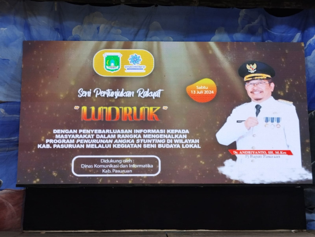 Pertura Ludruk di Kecamatan Prigen